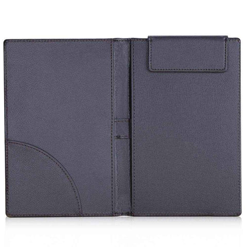 Leather Menu Folder Presenter Guest Check Book Holder Money Pocket Fit Server Apron with Pen Clip for Hotel Bar Salon KTV Restaurant(Black) In Australia - Darrahopens