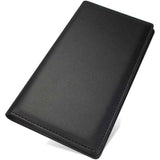 Leather Menu Folder Presenter Guest Check Book Holder Money Pocket Fit Server Apron with Pen Clip for Hotel Bar Salon KTV Restaurant(Black) In Australia - Darrahopens