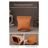 2pcs PU Leather Jewelry Travel Bag Leather Jewelry Pouch Christmas,Wedding Party Favor Gift Bag (Brown) In Australia - Darrahopens