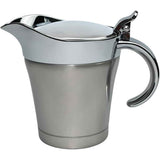Double Insulated Gravy Boat, Stainless Steel Sauce Jug Gravy Boat with Hinged Lid for Family Dinner, Thanksgiving, Halloween, Christmas, Birthday Party(400ML/silvery) In Australia - Darrahopens