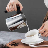 Milk Frothing Pitcher  Stainless Steel Espresso Steaming Pitcher 350ml, Espresso Machine Accessories, Milk Frother, Milk Coffee Cappuccino Latte Art（unmarked） In Australia - Darrahopens