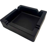 2pcs Large Black Silicone Cigar Bulk Ash tray, Unbreakable Cigar Ashtray, Flexible Deep Bowl Silicone Cigar Ashtrays for Patio/Indoor/Outdoor/Deco(10*10*3cm） In Australia - Darrahopens