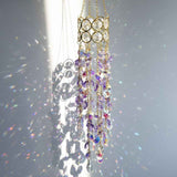 Wind Chime Pendant Indoor Colorful Outdoor Garden Light Collection Jewelry Outdoor Pendant (Purple) In Australia - Darrahopens