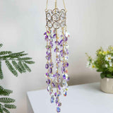 Wind Chime Pendant Indoor Colorful Outdoor Garden Light Collection Jewelry Outdoor Pendant (Purple) In Australia - Darrahopens