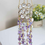 Wind Chime Pendant Indoor Colorful Outdoor Garden Light Collection Jewelry Outdoor Pendant (Purple) In Australia - Darrahopens