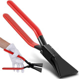 Hand Seamers Metal Sheet Metal Bender Tool, Steel Metal Bending and Flattering Pliers,Straight/180° Sheet Metal Tools Set（60MM*0° 270MM） In Australia - Darrahopens