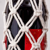 2-Pieces Crochet Water bottle Bag Cotton Crochet Crossbody Water Bottle Bag, Boho Bottle Carrier Water Bottle Holder with Strap Handmade Water Bottle Holder（beige） In Australia - Darrahopens