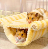 Winter Warm Bird Nest Bed Hanging Hammock Snuggle Hut Parrot House Tent Toy Bird Cage Perch for  Lovebird Cockatoo Finch Hamster Chinchilla Guinea Pig (Yellow) In Australia - Darrahopens