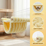 Winter Warm Bird Nest Bed Hanging Hammock Snuggle Hut Parrot House Tent Toy Bird Cage Perch for  Lovebird Cockatoo Finch Hamster Chinchilla Guinea Pig (Yellow) In Australia - Darrahopens