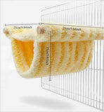 Winter Warm Bird Nest Bed Hanging Hammock Snuggle Hut Parrot House Tent Toy Bird Cage Perch for  Lovebird Cockatoo Finch Hamster Chinchilla Guinea Pig (Yellow) In Australia - Darrahopens