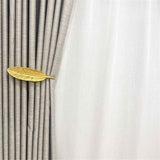 Curtain Tiebacks Gold Vintage Big Leaf Design Curtain Holdbacks Curtain Drapery Holdbacks Tie Back Hook -2pcs(Gold) In Australia - Darrahopens