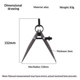 Adjustable Lockable Leather Divider Tool for DIY Leatherwork,Scribing Gauge for Precise Line Marking on Vegetable Tanned Leather,Measuring Tool for Bags and Intricate Leather Goods In Australia - Darrahopens
