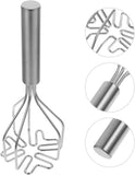 Ground Beef Smasher Potato Masher Household Gadgets Silver Stainless Steel Set Mashed Potatoes Meat Masher In Australia - Darrahopens