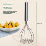 Ground Beef Smasher Potato Masher Household Gadgets Silver Stainless Steel Set Mashed Potatoes Meat Masher In Australia - Darrahopens