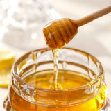 Elegant Glass   1 Wooden Dipper  Beehive Design | Perfect for Sugar, Marmalade & Jam | Durable & Stylish Multipurpose Pot with Lid（white） In Australia - Darrahopens