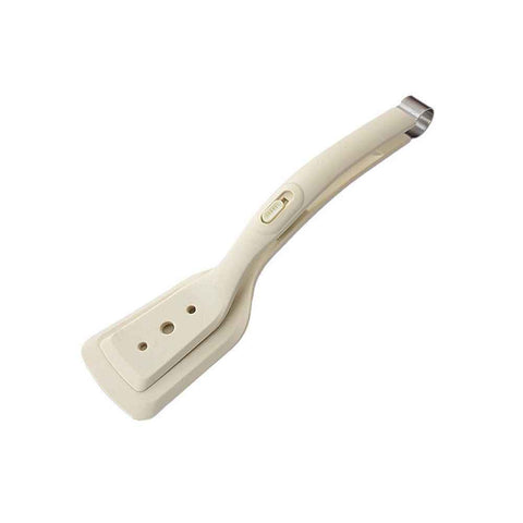 2-in-1 Silicone Spatula Tongs - Heat-Resistant Food Turner & Tongs for Flipping Fish, Steak, Pancakes - Non-Scratch, (white) In Australia - Darrahopens