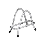 Cutting Board Rack Holder Stand - 304 Stainless Steel Chopping Board Organizer, Pan Rack with Stable Triangle Design, Stainless Steel Cutting Board Hold for Countertop Space Saving In Australia - Darrahopens