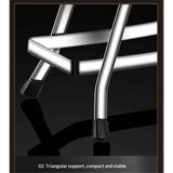 Cutting Board Rack Holder Stand - 304 Stainless Steel Chopping Board Organizer, Pan Rack with Stable Triangle Design, Stainless Steel Cutting Board Hold for Countertop Space Saving In Australia - Darrahopens