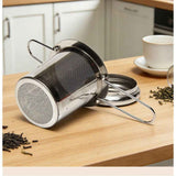 Stainless Steel Loose Leaf Tea Steeper with Heat Resistant Double Handles, Tea Strainer & Tea Ball for Mugs, Cups & Teapots - Perfect for Home, Office, Coffee In Australia - Darrahopens