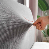 Bed Headboard Cover for Queen King , Stretch Headboard Slipcover Soft Dustproof Protector Cover Bed Head Cover for Bedroom (Grey,150*70cm) In Australia - Darrahopens