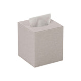 Tissue Box Cover, Leather Tissue Box Holder, Stylish Tissue Box Holder, Square Tissue Box for Vanity, Toilet Tank, Counter, Night Stand, Desk, Office, Car, （white） In Australia - Darrahopens