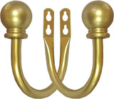 Curtain Holdbacks, Curtain Hooks for Drapes with Screws Wall Mounted Gold Ball Finials Curtain Tiebacks (2pcs)golden In Australia - Darrahopens