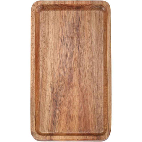 Small Wooden Platters Rectangle Mini Charcuterie Boards Acacia Wood Serving Trays Home Decor Cheese Board Cake Appetizer Plates Kitchen Charcuterie Platter （19CM*10.5CM ） In Australia - Darrahopens
