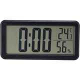 Digital Alarm Clock, Portable Black LCD with Temperature & Humidity Display, Wall Mountable, Ideal for Dorm or Desktop Use In Australia - Darrahopens