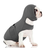 Medium Calming Vest for Small Dogs, Anxiety Vest Adjustable Chest | Soft Lightweight Wrapped Shirt Relief Anxiety for Fear of Noise,Riverside,Fireworks,Machine Washable(grey)M In Australia - Darrahopens