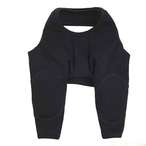 Dog Recovery Suit for Front Legs, Adjustable Dog Leg Sleeves to Stop Licking, Dogs Elbow Braces Protector for Leg Injuries Shoulder Wound,Black,L In Australia - Darrahopens