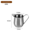 60ml 2ozMilk Frothing Pitcher Stainless Steel Small Bell-Shaped Creamer Coffee Jug for Barista Cappuccino Espresso Cups Latte Art Pitcher In Australia - Darrahopens