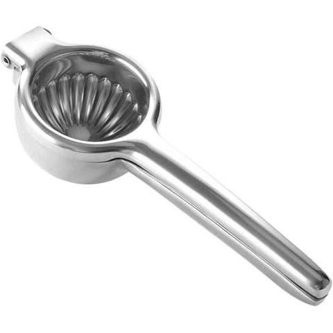 Lemon Lime Squeezer,Stainless Steel Hand Press Citrus Juicer with Grooved Bowl, Heavy-Duty Hinged Handle, High Juice Yield, Easy to Use & Dishwasher Safe（large size） In Australia - Darrahopens