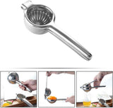 Lemon Lime Squeezer,Stainless Steel Hand Press Citrus Juicer with Grooved Bowl, Heavy-Duty Hinged Handle, High Juice Yield, Easy to Use & Dishwasher Safe（large size） In Australia - Darrahopens