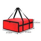 50*50*20.5cm RED Pizza Carrier Insulated Bags Large for Deliveries, Insulated Pizza Carrier Delivery Bag Food Bag for Personal and Professional Use In Australia - Darrahopens