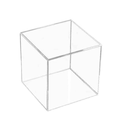Holders  Acrylic Display Riser Box with One Open Side Versatile Clear Square Retail Merchandise Storage Bin or Product In Australia - Darrahopens