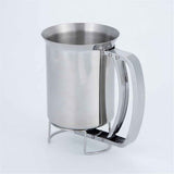 Pancake Batter Dispenser with Funnel, 1000ml, Stainless Steel, for Baking Cupcakes Muffins Crepes Waffles In Australia - Darrahopens