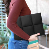 Comfyable Puffy Laptop Sleeve 13 Inch 14 Inch, Quilted Puffer Laptop Carrying Case Magnetic inner bag（black） In Australia - Darrahopens