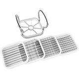 Fry Maker, 5in 1 Stainless Steel Potatoes Fruit Cutter Chipper Chopper Maker French Fry Tool Kitchen Gadgets In Australia - Darrahopens