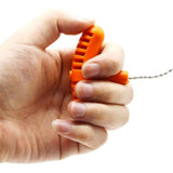 Outdoor Survival Saw Wire Steel Wire Rope with Handle Cutting Tool Cutting Steel Chain for Wood Camping Hiking Hunting (Orange 63cm), 1 PCS In Australia - Darrahopens