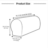 Waterproof Faux Pu Leather Armrest Covers Vintage Stretch Arm Covers for Chairs Couch Sofa Armchair Slipcovers for Recliner Sofa 2pcs,Black In Australia - Darrahopens