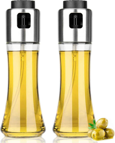 2 pack Oil Dispenser Bottle 180ml/6Oz Olive Oil Dispenser Sprayer for Cooking Air fryer BBQ Grilling Salad Baking Kitchen Gadgets Accessories In Australia - Darrahopens