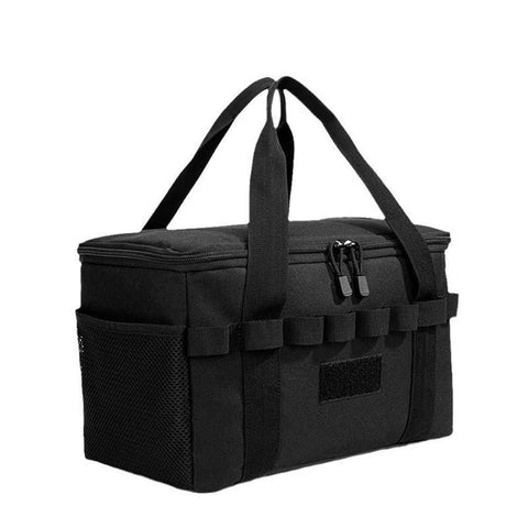 Camping Storage Bag -  Utility Tote Bag Trunk Organizer Camping Storage Bag  Utility Tote Bag Camping Cookware Organizer Trunk Organizer (Black) In Australia - Darrahopens