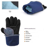 Heat Resistant Welding Gloves 16 inches Cowhide Leather - Long Sleeve and Insulated Lining BBQ Glove for Welder/Mig/Grill/Barbecue/Stove （Heito） In Australia - Darrahopens
