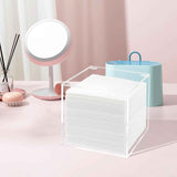 Disposable Face Towel Holder Storage Box , Clear Acrylic Box Container , Makeup Organizer With Flip Lid In Australia - Darrahopens