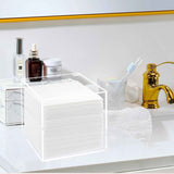 Disposable Face Towel Holder Storage Box , Clear Acrylic Box Container , Makeup Organizer With Flip Lid In Australia - Darrahopens