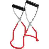 2pcs  Canning Jar Lifter, Canning Tongs Jar Lifter, Canning Tools, Canning Supplies for Home Kitchen, Stainless Steel, Red In Australia - Darrahopens