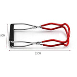 2pcs  Canning Jar Lifter, Canning Tongs Jar Lifter, Canning Tools, Canning Supplies for Home Kitchen, Stainless Steel, Red In Australia - Darrahopens