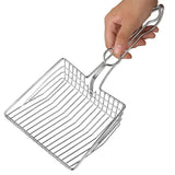 Cat Litter Scoop - Extra Large Heavy Duty Metal Kitty Litter Scoop, Premium Stainless Steel Cat Poop Scooper, Durable Sifting Shovel with Long Handle for Easy Cleanup, Best cat scooper for litter box In Australia - Darrahopens