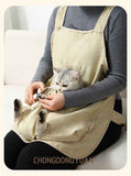 Adjustable Cat Apron Carrier with Holes Pet Carrier Sleeping Bag Pet Carrier Sling Cat Carrier Bag Cat Carrier Pouch for Small Sized Animals（M） In Australia - Darrahopens