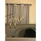 Hanging Photo Display Wall Decor - Handwoven Boho Picture Collage Decor Hanger with 8Wooden Clips & Cotton String Holder Organizer for Bedroom, Living Room, Home, Dorm, Gift In Australia - Darrahopens